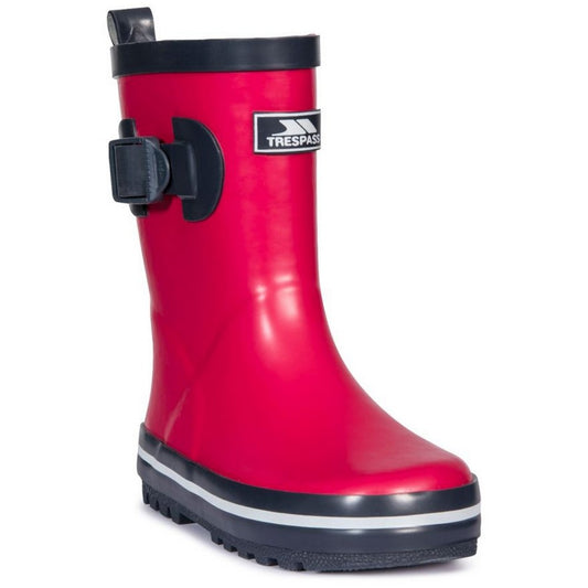 Pink Lady - Front - Trespass Childrens-Kids Trumpet Wellington Boots