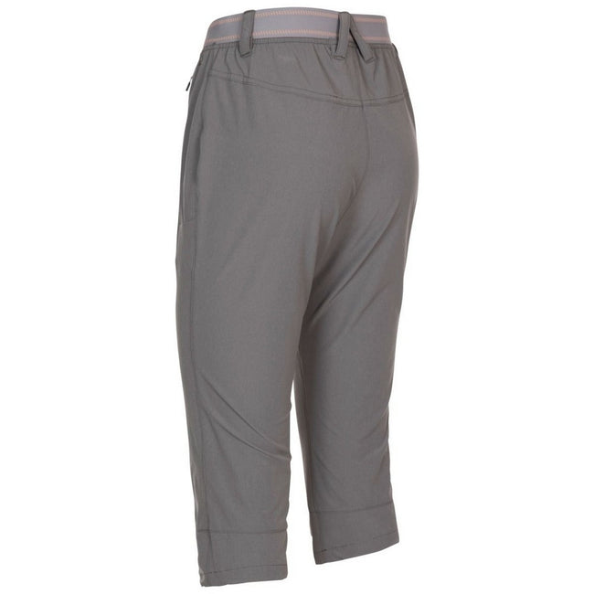 Storm Grey - Back - Trespass Womens-Ladies Grateful 3-4 Shorts