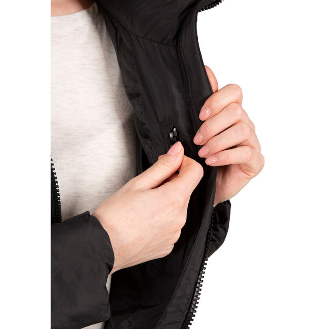 Black - Lifestyle - Trespass Womens-Ladies Faith Padded Jacket