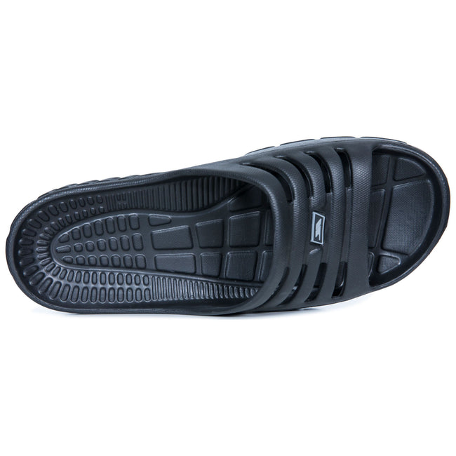 Black - Pack Shot - Trespass Mens Seeger Flip Flops