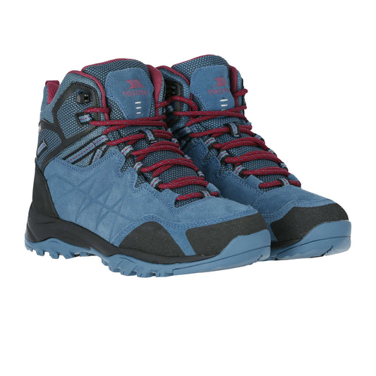 Teal - Front - Trespass Womens-Ladies Nairne Suede Walking Boots