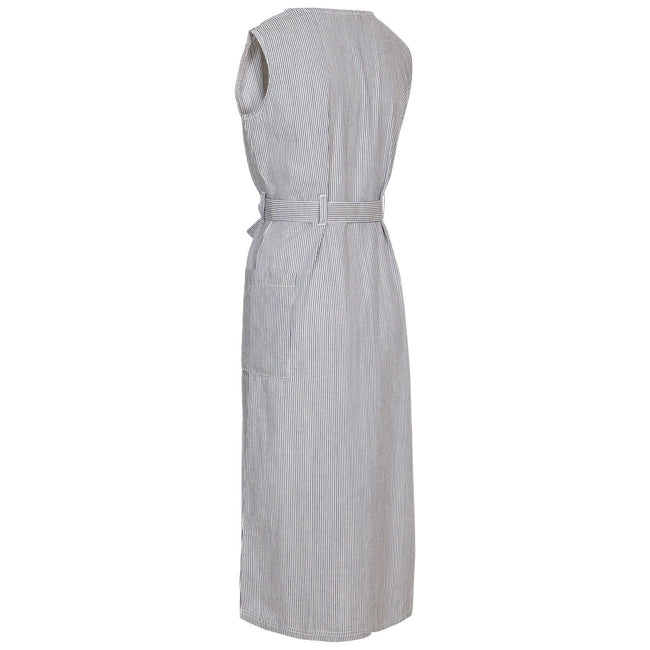 Navy Stripe - Back - Trespass Womens-Ladies Sally Casual Dress