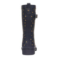 Midnight - Side - Trespass Womens-Ladies Celeste Printed Wellington Boots