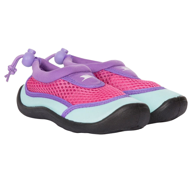 Aqua Blue - Back - Trespass Childrens-Kids Finn Water Shoes