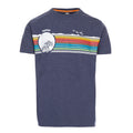 Navy Marl - Front - Trespass Mens Lakehouse T-Shirt