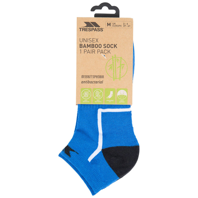 Blue - Close up - Trespass Unisex Adult Dinky Trainer Socks