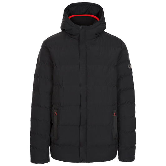 Black - Front - Trespass Mens Habbton Padded Jacket
