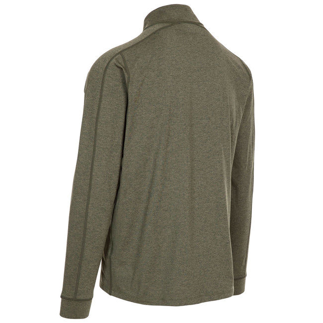 Green Marl - Back - Trespass Mens Nathan DLX T-Shirt