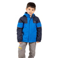 Blue - Side - Trespass Childrens Boys Unlock Waterproof Jacket