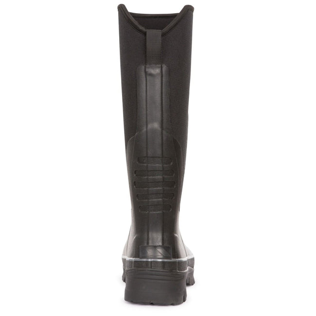 Black - Side - Trespass Mens Soren Wellington Boots