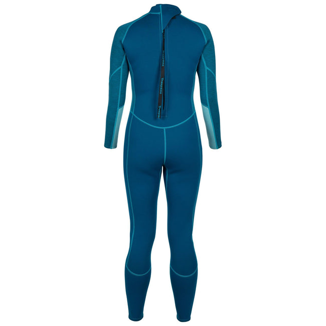 Cosmic Blue Marl - Back - Trespass Womens-Ladies Lox Wetsuit