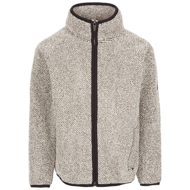 Beige - Front - Trespass Boys Checked Fleece