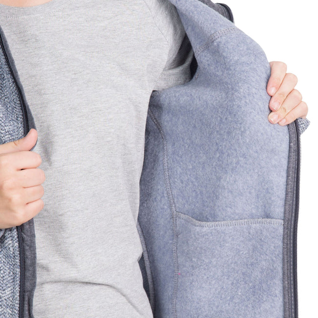 Denim - Close up - Trespass Womens-Ladies Reserve C Fleece Jacket