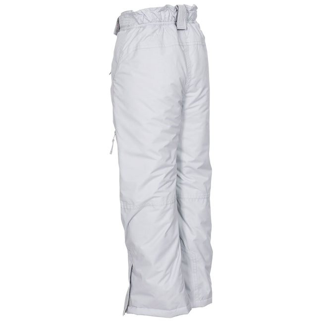 Pale Grey - Back - Trespass Childrens-Kids Marvelous Insulated Ski Trousers