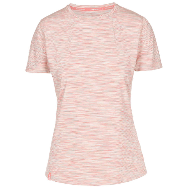 Pale Blush - Front - Trespass Womens-Ladies Elkie Stripe DLX Top