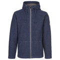 Navy Marl - Front - Trespass Mens Scawton Zipped Hoodie