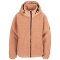 Dark Blush - Front - Trespass Womens-Ladies Burly Sherpa Jacket