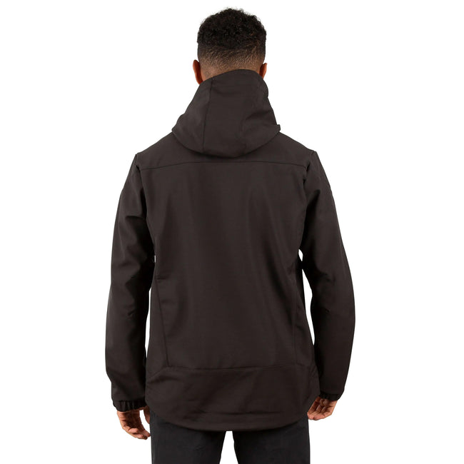 Black - Lifestyle - Trespass Mens Marlon Soft Shell Jacket