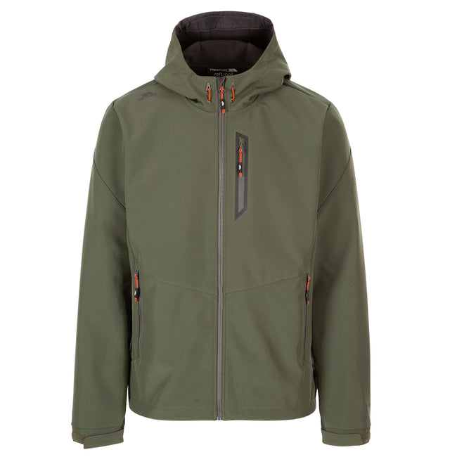 Ivy - Front - Trespass Mens Marlon Soft Shell Jacket