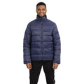 Navy - Side - Trespass Mens Zaylar Padded Jacket