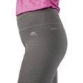 Dark Grey Marl - Close up - Trespass Womens-Ladies Vivien Leggings