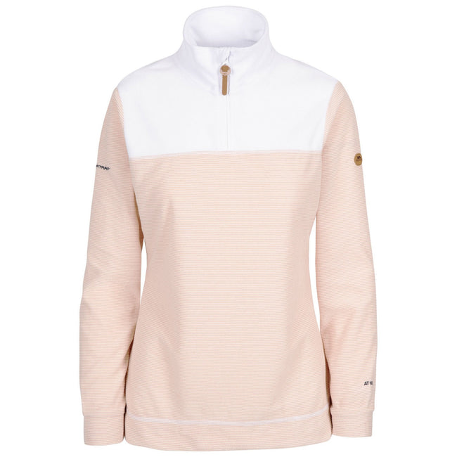 Pale Blush - Front - Trespass Womens-Ladies Puglia Fleece Top