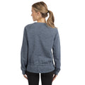 Pewter - Lifestyle - Trespass Womens-Ladies Gretta Marl Round Neck Sweatshirt