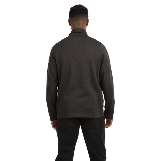 Dark Grey Marl - Lifestyle - Trespass Mens Rundel Marl Fleece Jacket