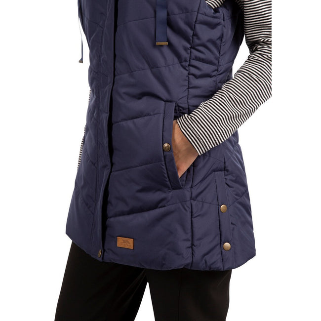 Navy - Lifestyle - Trespass Womens-Ladies Juniper Padded Gilet