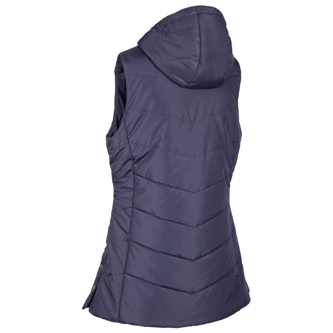 Navy - Back - Trespass Womens-Ladies Juniper Padded Gilet