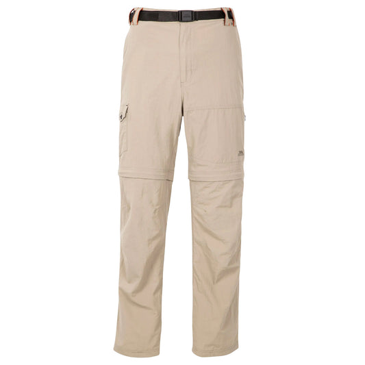 Bamboo - Front - Trespass Mens Rynne B Mosquito Repellent Cargo Trousers