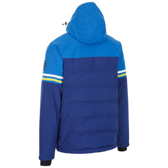Blue - Back - Trespass Mens Deacon DLX Ski Jacket