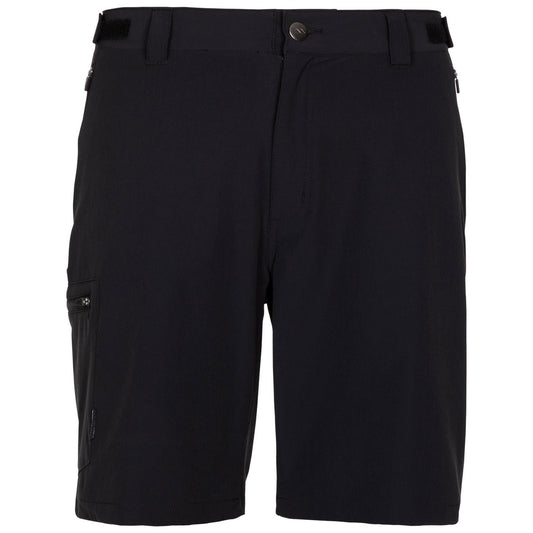 Black - Front - Trespass Mens Gatesgillwell B Cargo Shorts
