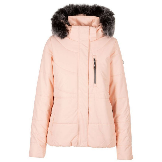Light Rose - Front - Trespass Womens-Ladies Recap Waterproof Jacket
