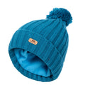 Bondi Blue - Front - Trespass Childrens-Kids Thorns Bobble Hat
