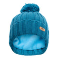 Bondi Blue - Back - Trespass Childrens-Kids Thorns Bobble Hat