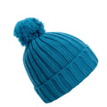 Bondi Blue - Side - Trespass Childrens-Kids Thorns Bobble Hat