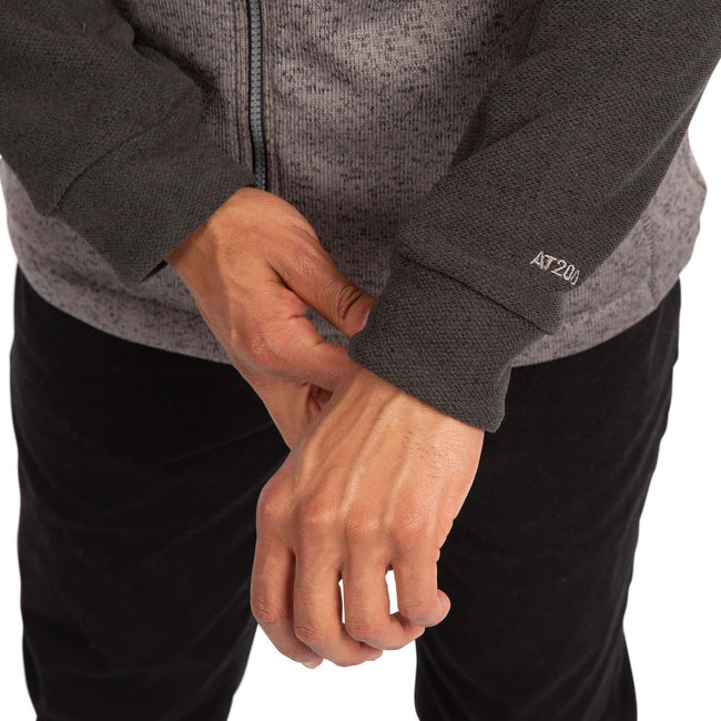 Grey Marl - Pack Shot - Trespass Mens Sonstown Fleece Jacket