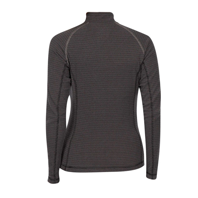 Black-Storm Grey - Back - Trespass Womens-Ladies Gina Base Layer Top