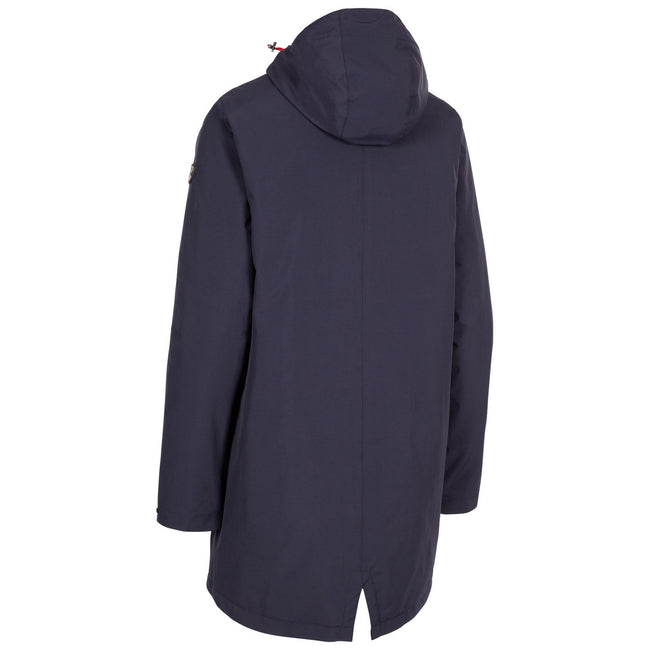 Navy - Back - Trespass Womens-Ladies Overcast TP75 Waterproof Jacket