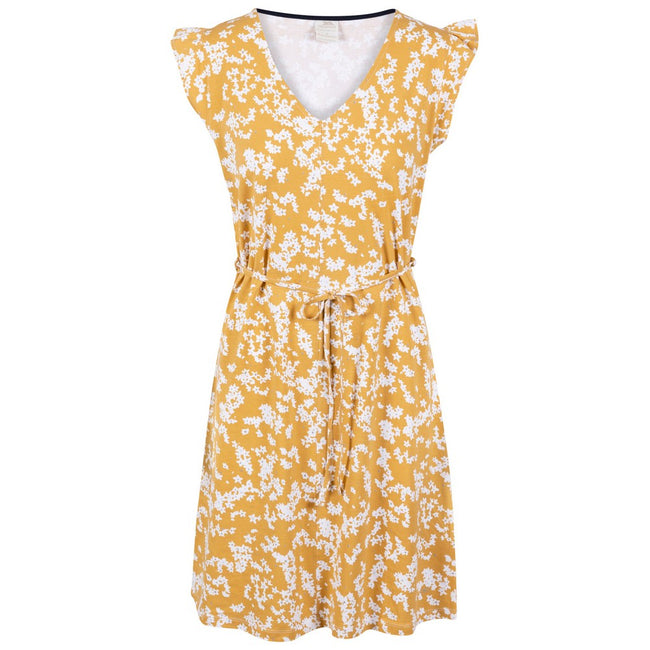 Honeybee - Front - Trespass Womens-Ladies Holly Ditsy Print Short-Sleeved Dress