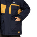 Navy - Close up - Trespass Boys Montee TP50 Ski Jacket