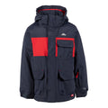 Navy-Red - Front - Trespass Boys Montee TP50 Ski Jacket