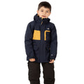 Navy - Side - Trespass Boys Montee TP50 Ski Jacket