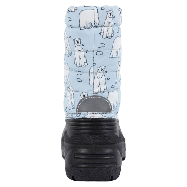 Blue-White-Black - Lifestyle - Trespass Childrens-Kids Remy Snow Boots