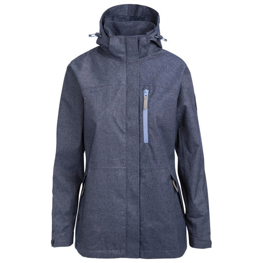 Navy Marl - Front - Trespass Womens-Ladies Diane Jacket