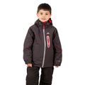 Dark Grey - Side - Trespass Boys Wilson TP75 Ski Jacket