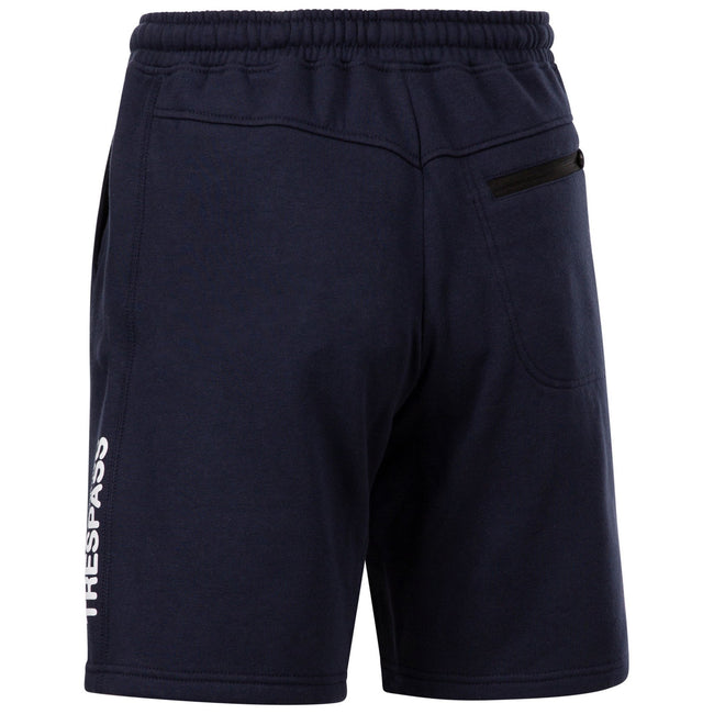 Navy - Back - Trespass Mens Lance Shorts