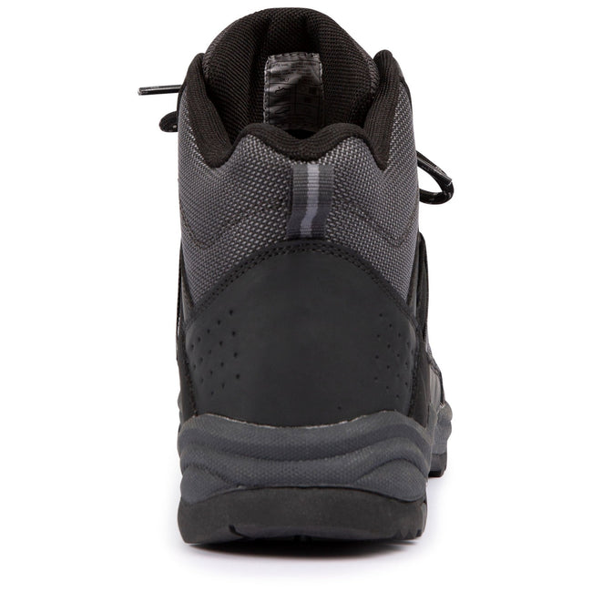 Grey - Back - Trespass Mens Calle Waterproof Walking Boots