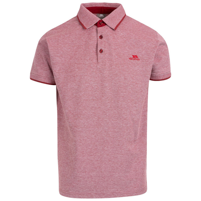 Merlot - Front - Trespass Mens Skate Polo Shirt